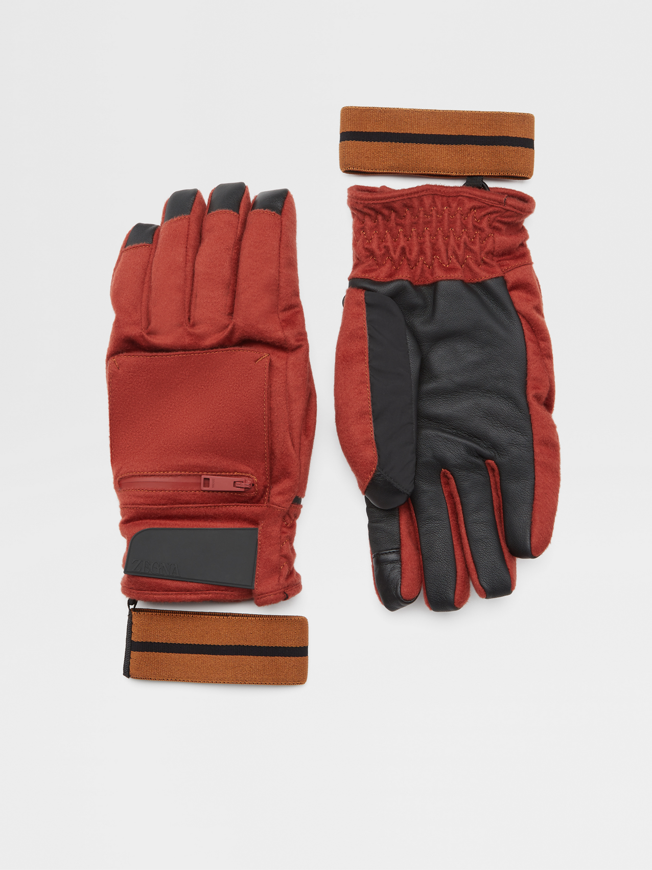 Guantes de Esquí en Oasi Cashmere Color Rojo